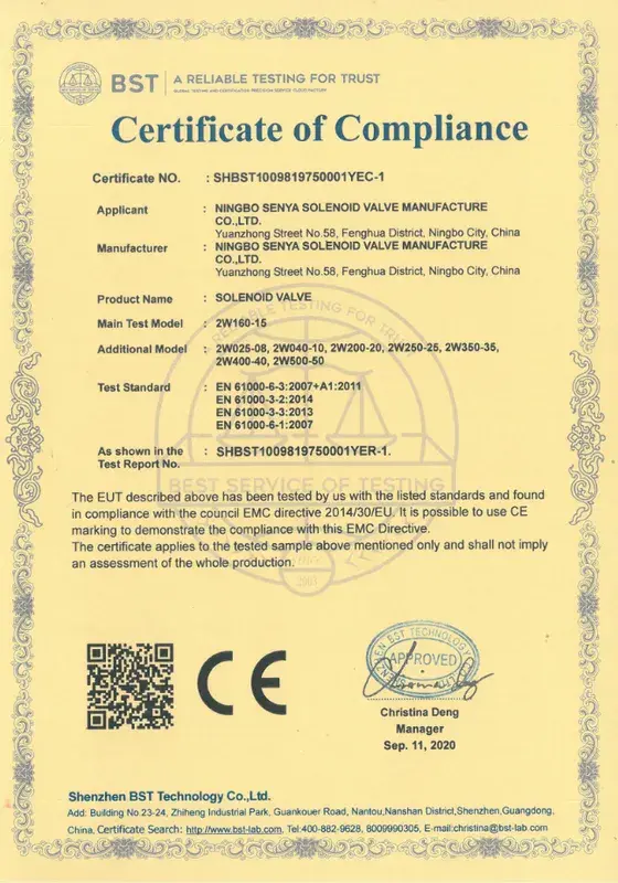 Сертификат CE