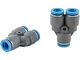Тройники и Y-образные быстроразъемные фитинги